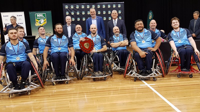 The victorious 2019 NSW Rugby League team (Photo : Steve Montgomery)
