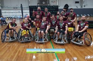 Queensland 2022 Champions Wheelchair Rugby League State of Origin team (Photo : Steve Montgomery)