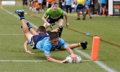 Blake Togo-Murphy Scores Northern Rivers Titans Andrew Johns Cup (Photo: Bryden Sharp - bsphotos.com.au)