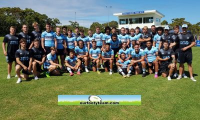 Cronulla Sharks SG Ball Cup trial squad v Knights in January (Photo : Steve Montgomery)