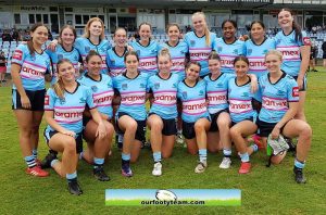 Cronulla Sharks Tarsha Gale Cup team Rnd 1 (Photo : Steve Montgomery)