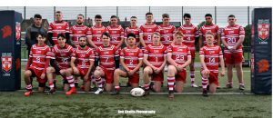 England Community Lions U19s TRIALS DAY in St Helens, trialists with Team Red