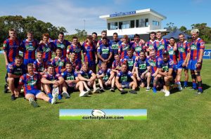 Newcastle Knights SG Ball Cup Squad after their trial game v Cronulla Sharks (Photo : Steve Montgomery)