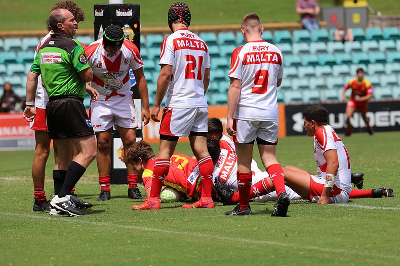 International Footy – Macedonia U16s v Malta U16s
