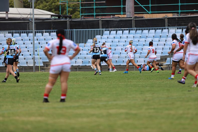2022 Tarsha Gale Cup – Rnd 1 – Sharks v Dragons