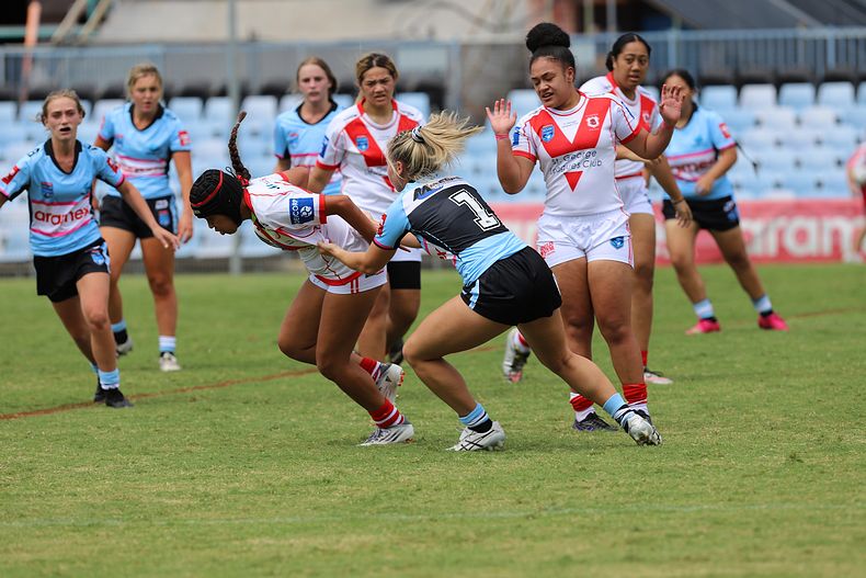 2022 Tarsha Gale Cup – Rnd 1 – Sharks v Dragons