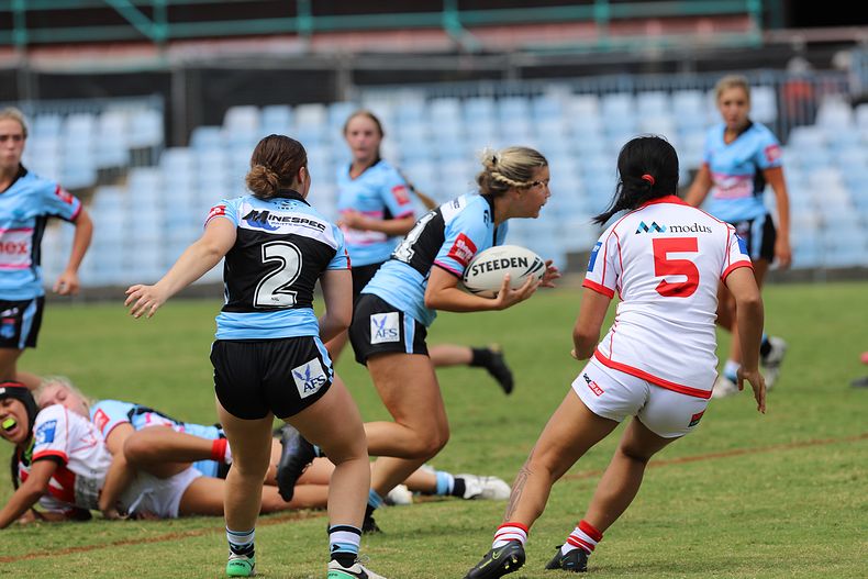 2022 Tarsha Gale Cup – Rnd 1 – Sharks v Dragons