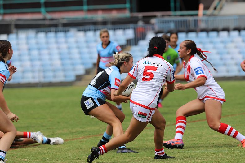 2022 Tarsha Gale Cup – Rnd 1 – Sharks v Dragons