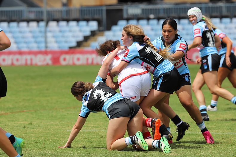 2022 Tarsha Gale Cup – Rnd 1 – Sharks v Dragons