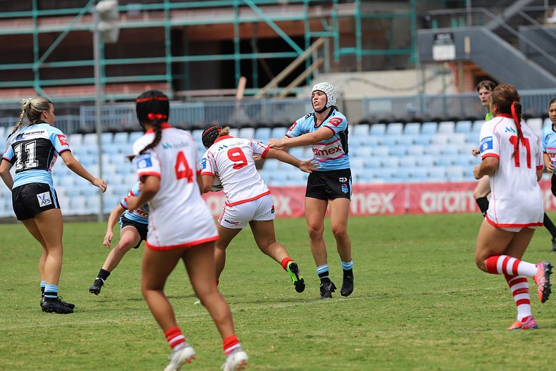 2022 Tarsha Gale Cup – Rnd 1 – Sharks v Dragons