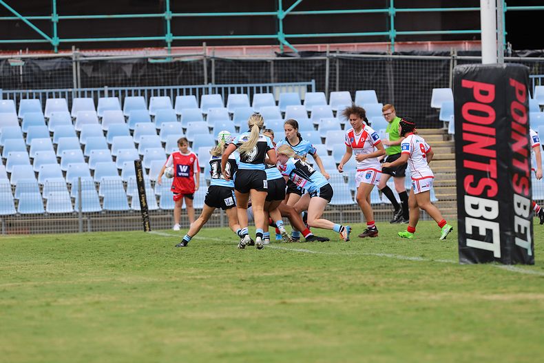 2022 Tarsha Gale Cup – Rnd 1 – Sharks v Dragons