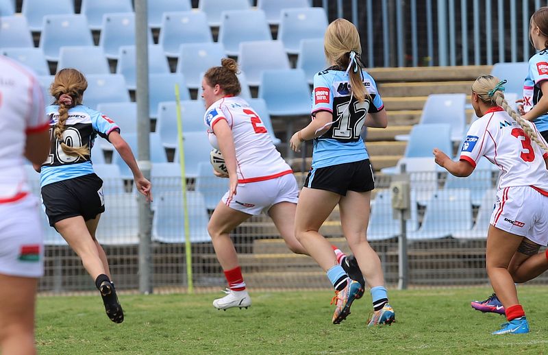 2022 Tarsha Gale Cup – Rnd 1 – Sharks v Dragons