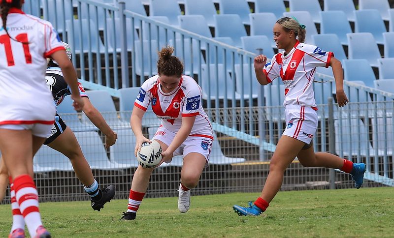 2022 Tarsha Gale Cup – Rnd 1 – Sharks v Dragons