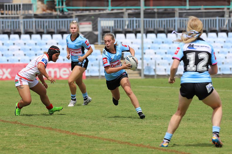2022 Tarsha Gale Cup – Rnd 1 – Sharks v Dragons