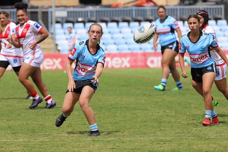 2022 Tarsha Gale Cup – Rnd 1 – Sharks v Dragons