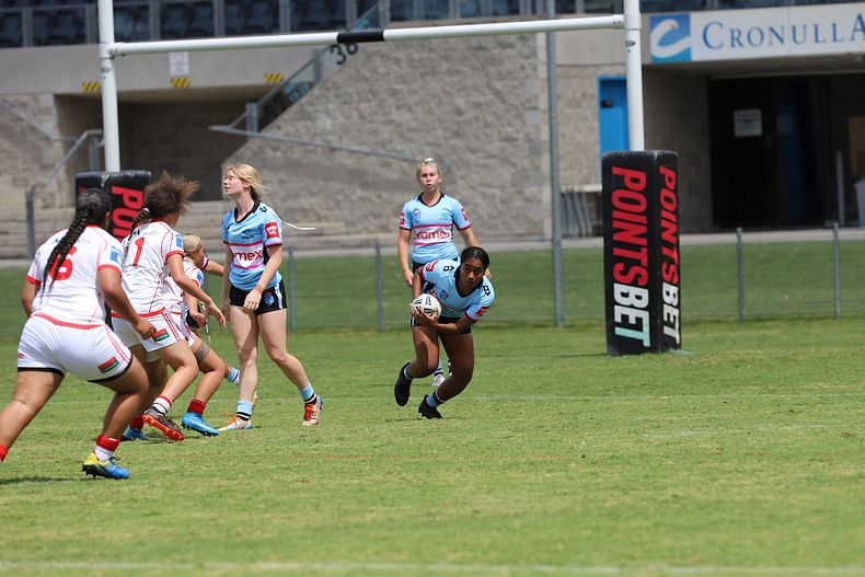 2022 Tarsha Gale Cup – Rnd 1 – Sharks v Dragons