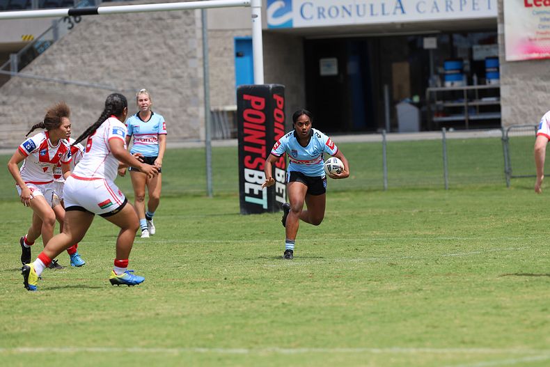 2022 Tarsha Gale Cup – Rnd 1 – Sharks v Dragons