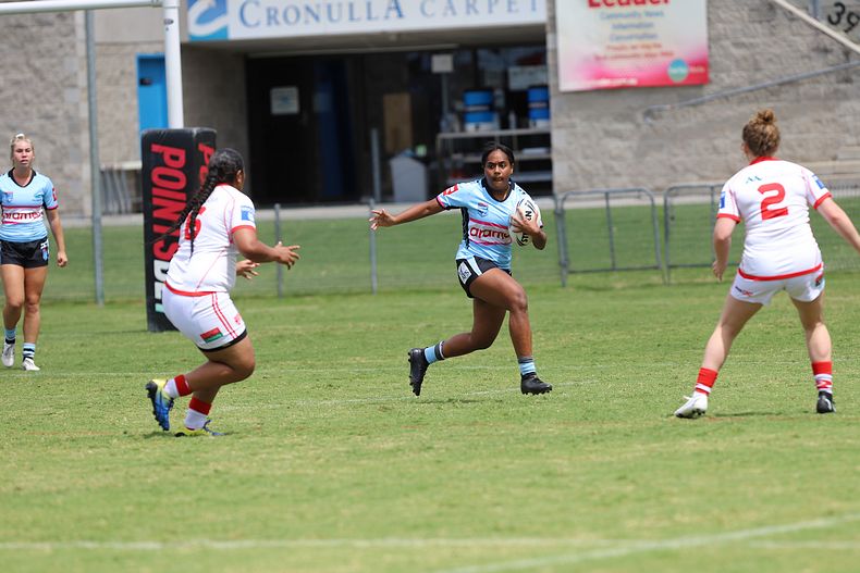 2022 Tarsha Gale Cup – Rnd 1 – Sharks v Dragons