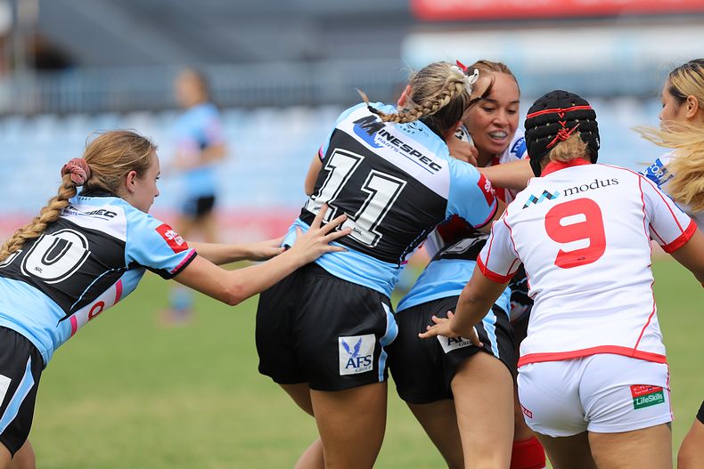 2022 Tarsha Gale Cup – Rnd 1 – Sharks v Dragons