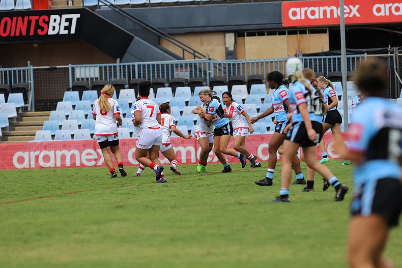 2022 Tarsha Gale Cup – Rnd 1 – Sharks v Dragons