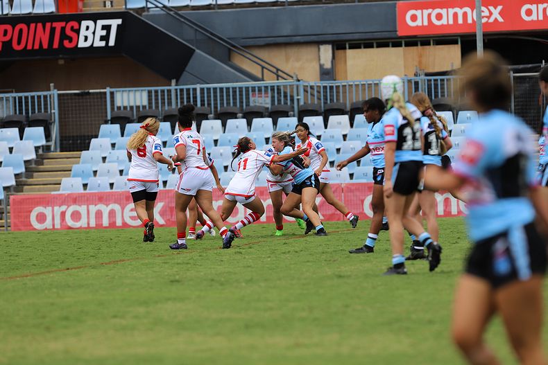2022 Tarsha Gale Cup – Rnd 1 – Sharks v Dragons