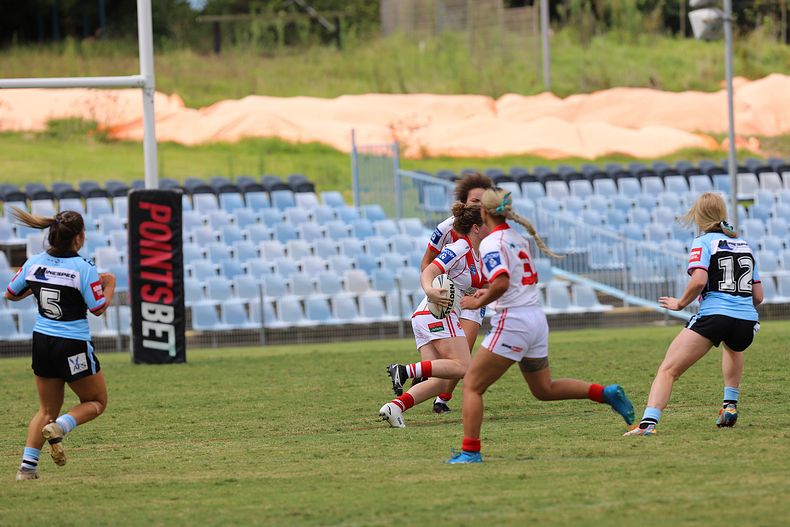 2022 Tarsha Gale Cup – Rnd 1 – Sharks v Dragons