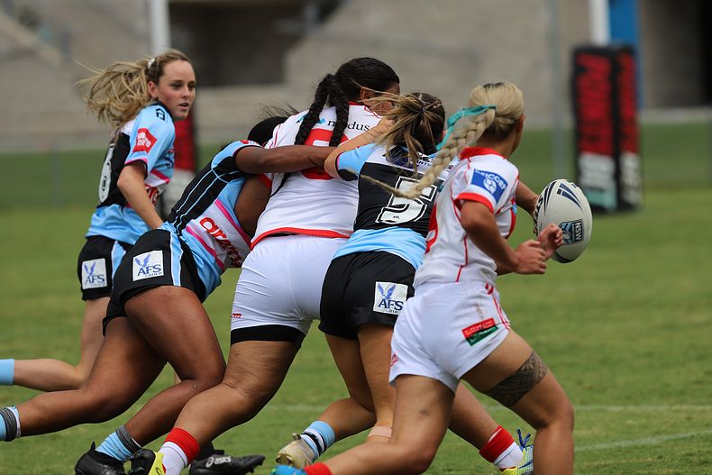 2022 Tarsha Gale Cup – Rnd 1 – Sharks v Dragons