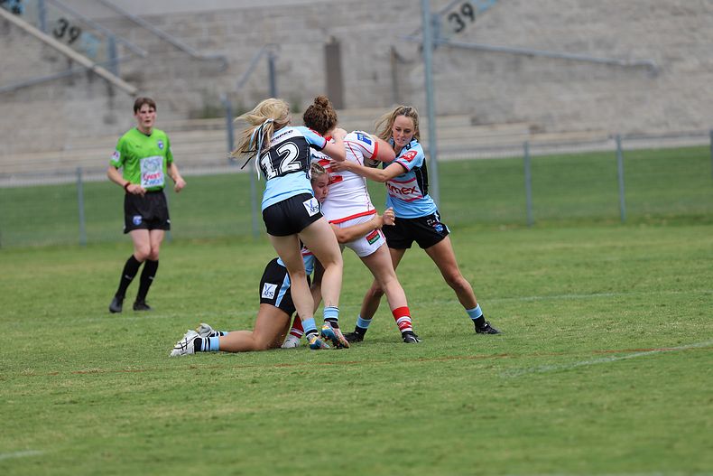 2022 Tarsha Gale Cup – Rnd 1 – Sharks v Dragons