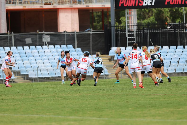 2022 Tarsha Gale Cup – Rnd 1 – Sharks v Dragons