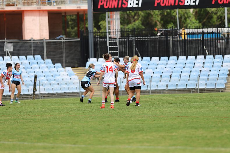 2022 Tarsha Gale Cup – Rnd 1 – Sharks v Dragons