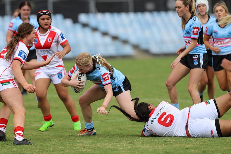 2022 Tarsha Gale Cup – Rnd 1 – Sharks v Dragons