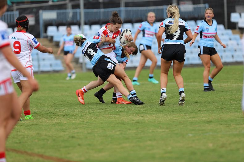 2022 Tarsha Gale Cup – Rnd 1 – Sharks v Dragons