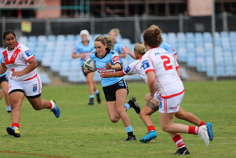 2022 Tarsha Gale Cup – Rnd 1 – Sharks v Dragons