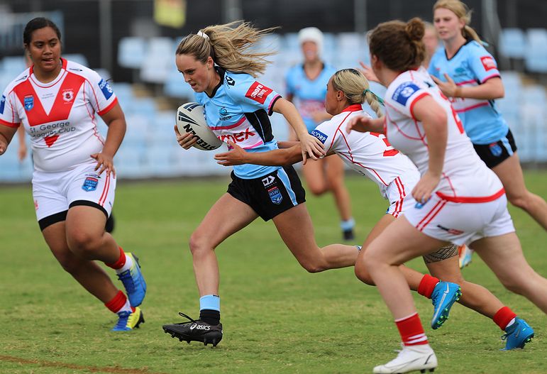 2022 Tarsha Gale Cup – Rnd 1 – Sharks v Dragons