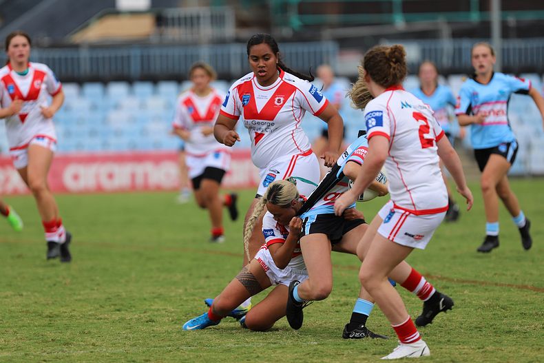 2022 Tarsha Gale Cup – Rnd 1 – Sharks v Dragons