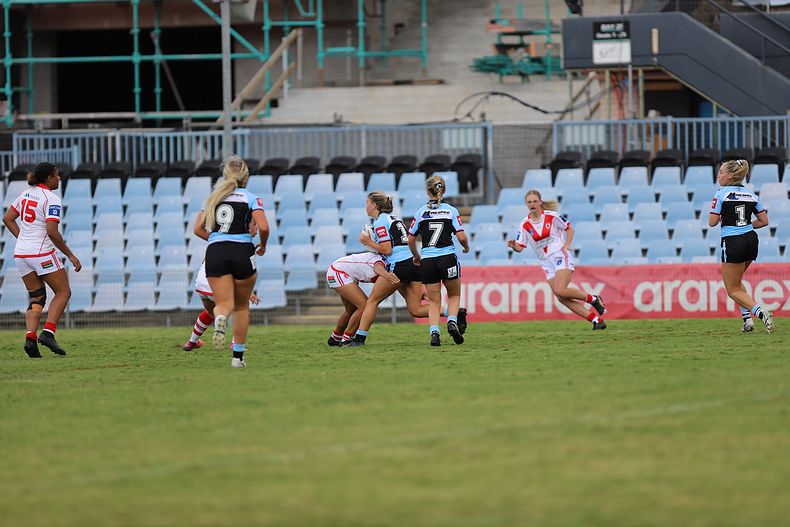 2022 Tarsha Gale Cup – Rnd 1 – Sharks v Dragons