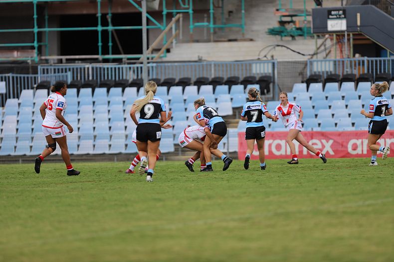2022 Tarsha Gale Cup – Rnd 1 – Sharks v Dragons