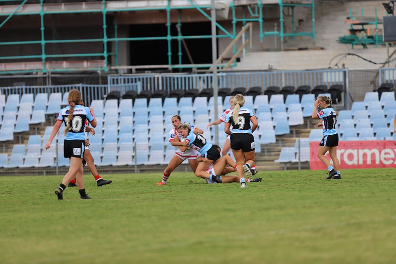2022 Tarsha Gale Cup – Rnd 1 – Sharks v Dragons