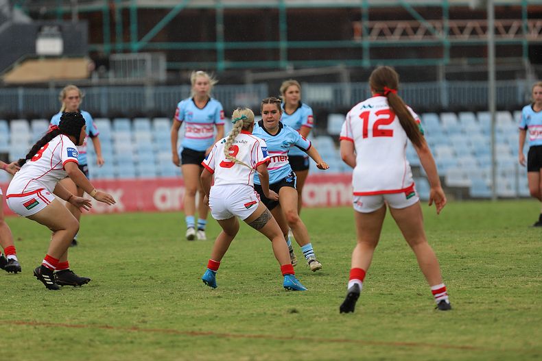 2022 Tarsha Gale Cup – Rnd 1 – Sharks v Dragons