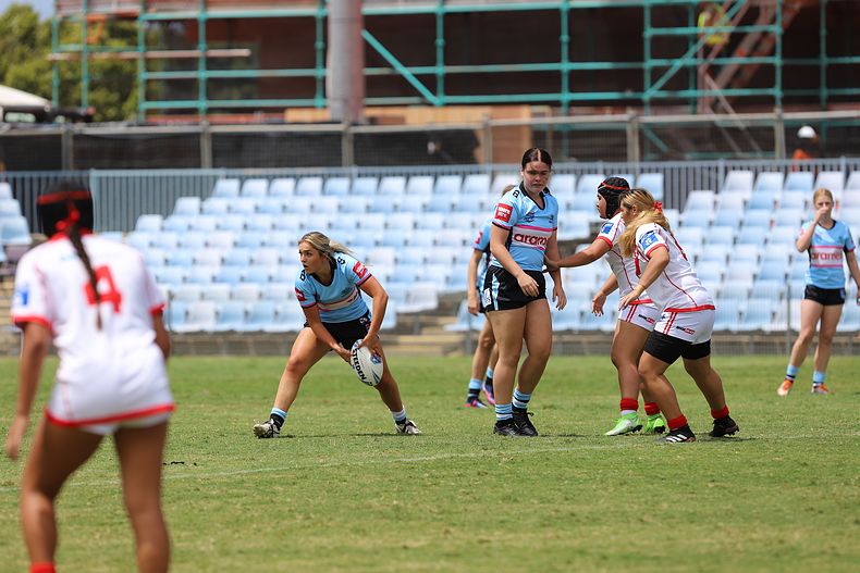 2022 Tarsha Gale Cup – Rnd 1 – Sharks v Dragons