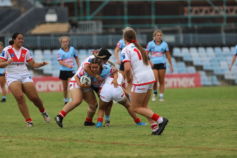 2022 Tarsha Gale Cup – Rnd 1 – Sharks v Dragons