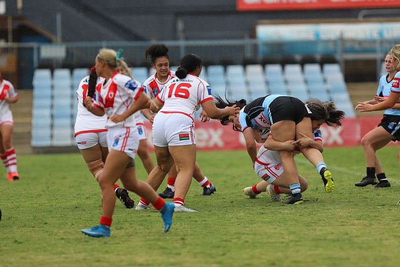 2022 Tarsha Gale Cup – Rnd 1 – Sharks v Dragons