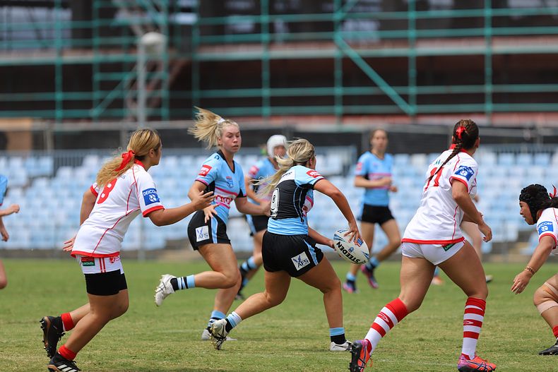 2022 Tarsha Gale Cup – Rnd 1 – Sharks v Dragons