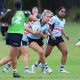 Chloe Boston Cronulla Sharks Tarsha Gale Cup v canberra Raiders in Rnd 7 (Photo's : Steve Montgomery)