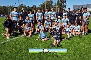 Cronulla Sharks Harold Mathhews Cup elimination Final team photo (Photo : Steve Montgomery)