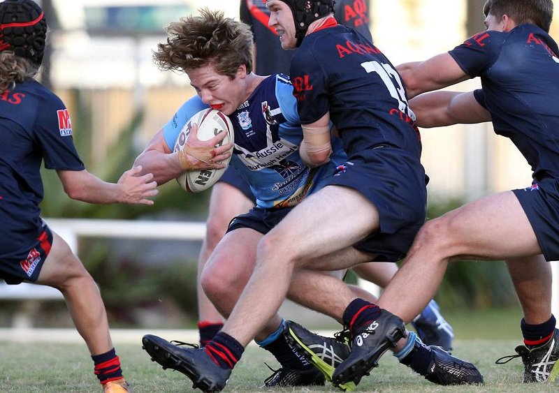 Marymount College dummy-half Taj Harris was a crucial part of the school’s success in the Titans Shield last year. Picture: Richard Gosling
