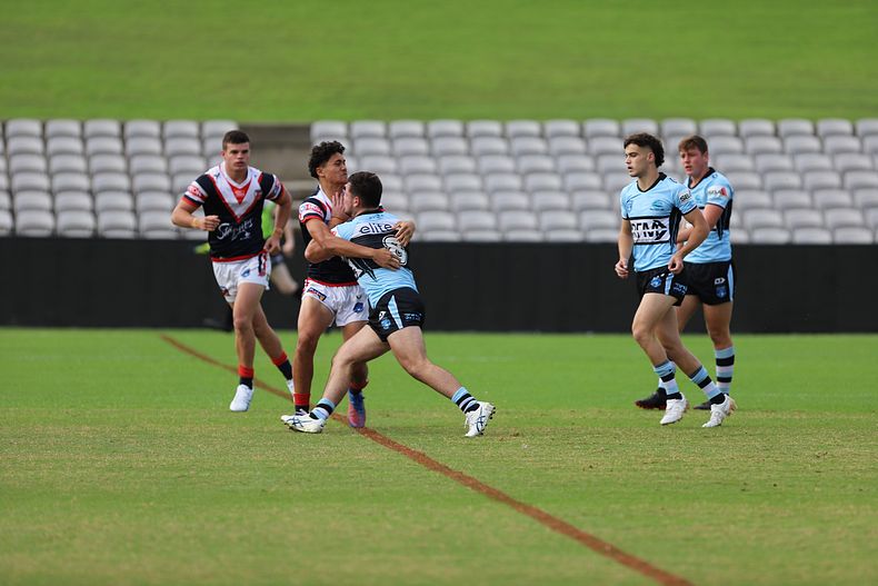 Harold Matthews Cup Semi Final Sydney ROOSTERS v Cronulla SHARKS