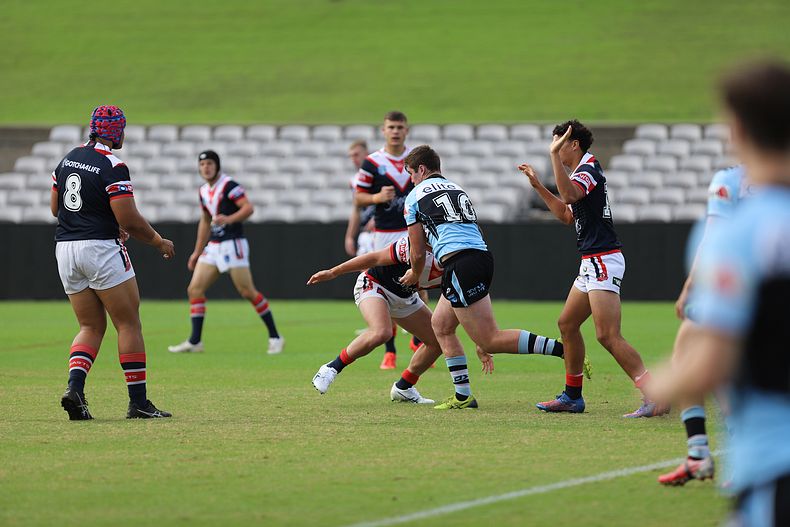 Harold Matthews Cup Semi Final Sydney ROOSTERS v Cronulla SHARKS