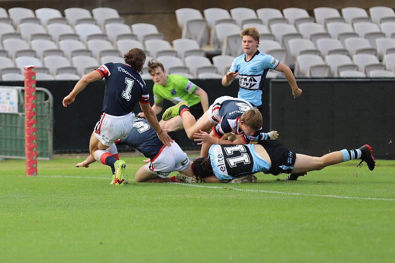 Harold Matthews Cup Semi Final Sydney ROOSTERS v Cronulla SHARKS