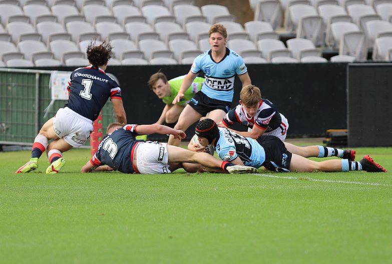 Harold Matthews Cup Semi Final Sydney ROOSTERS v Cronulla SHARKS
